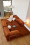 Atelier Del Sofa Kanyon - Sofá-cama de esquina Rojo azulejo